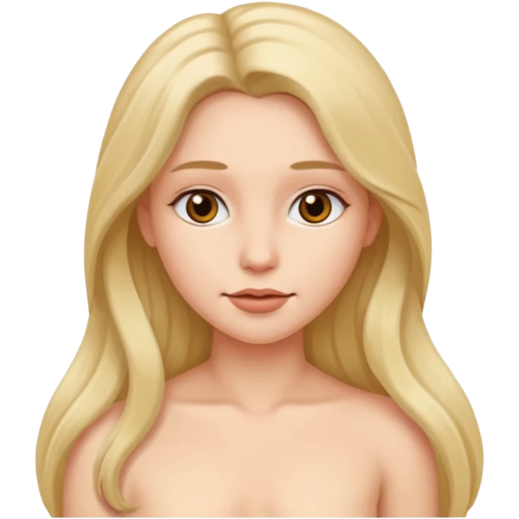 Woman naked full view emoji