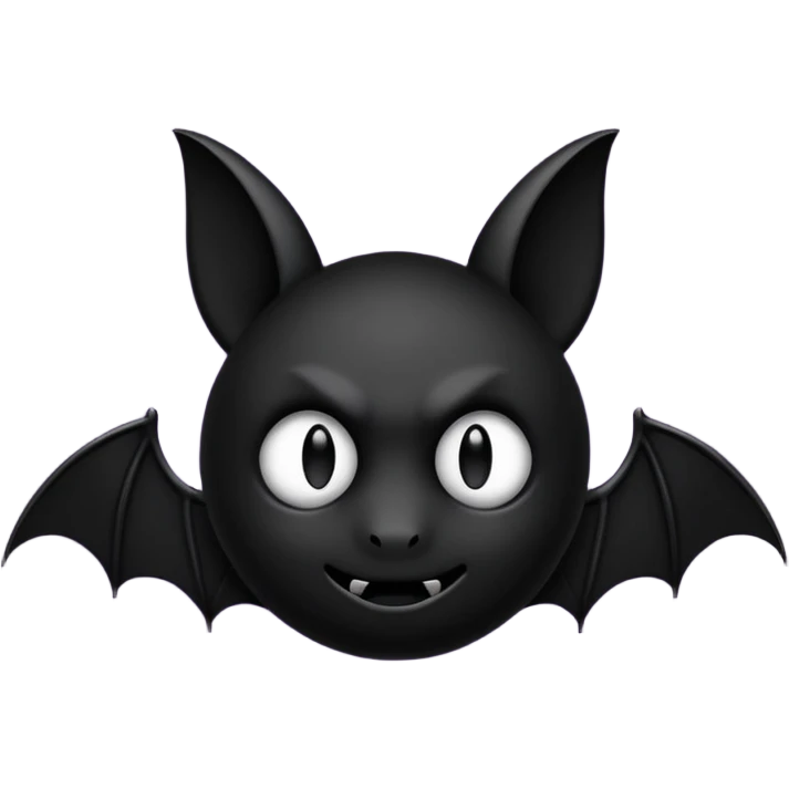 goth bat emoji, dramatic and mysterious emoji