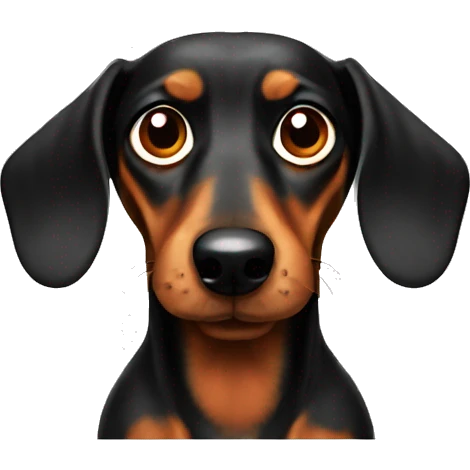 evil dachshund emoji