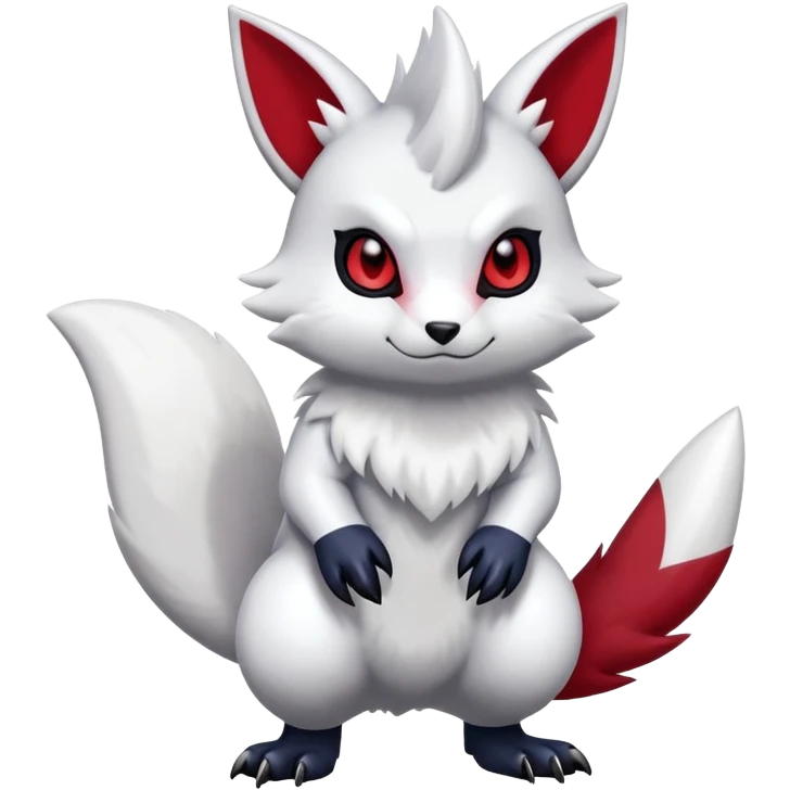 Shiny Furret-Absol-Zangoose-Hybrid (Full body) emoji