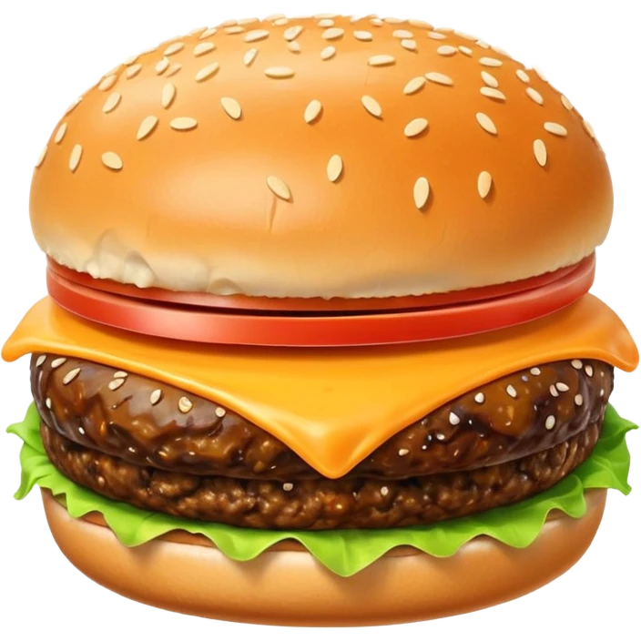 burger looks cold emoji