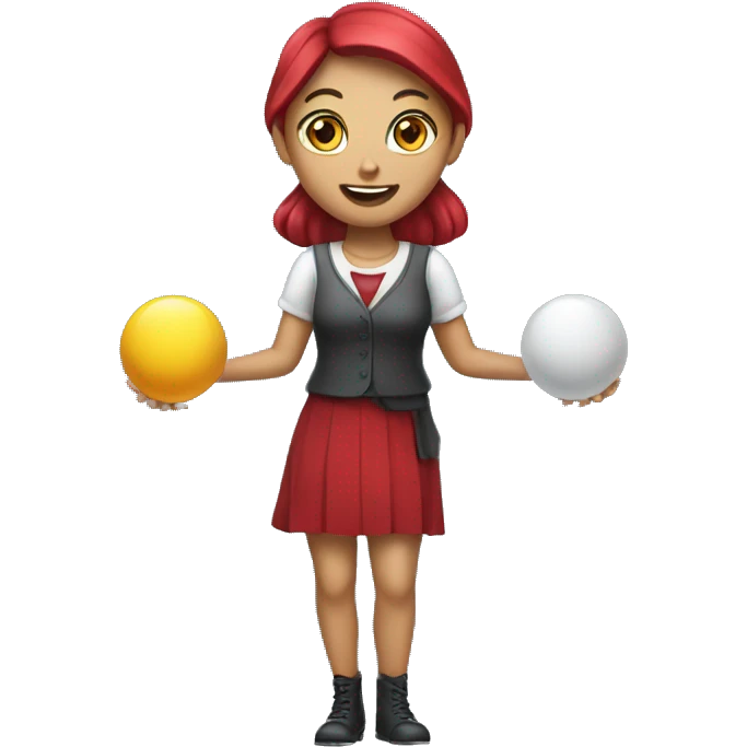 Emoji juggler female emoji