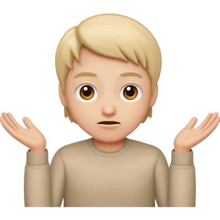 Me shrugging emoji
