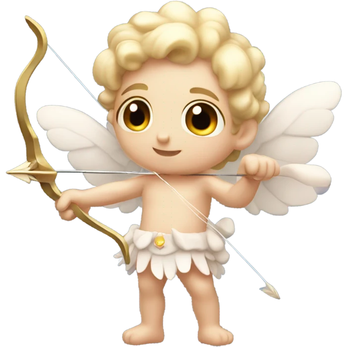 Pale cupid with arrow emoji