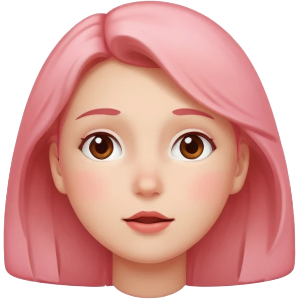 Looking up while blushing  emoji