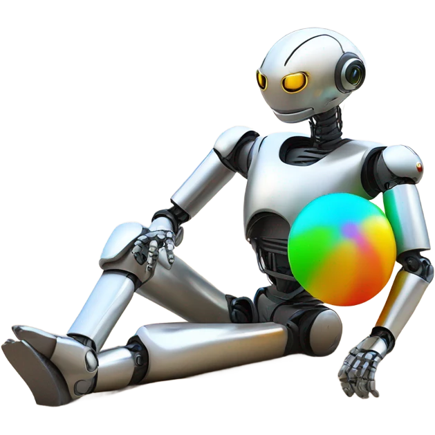 robot beach emoji