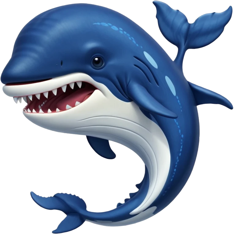 A biblical illustration of the whale that swallowed jonah emoji
