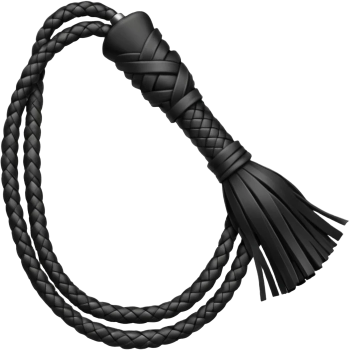 Black flogger emoji