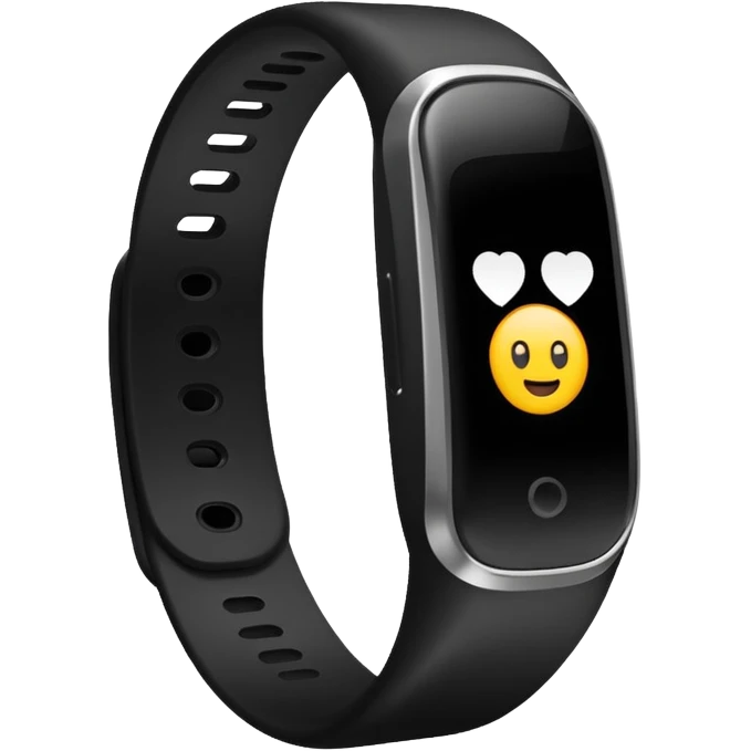 a whoop fitness band in the style of an ios emoji  emoji