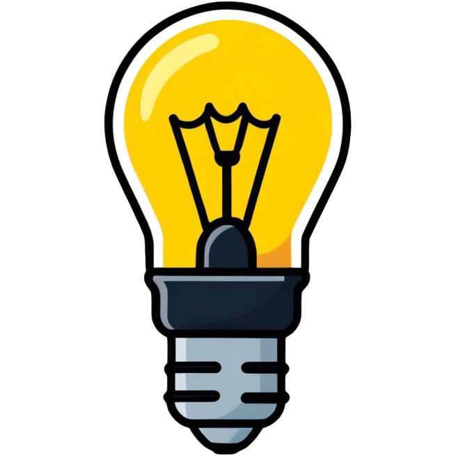 bulb emoji