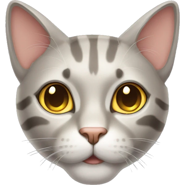 Shiny cat emoji