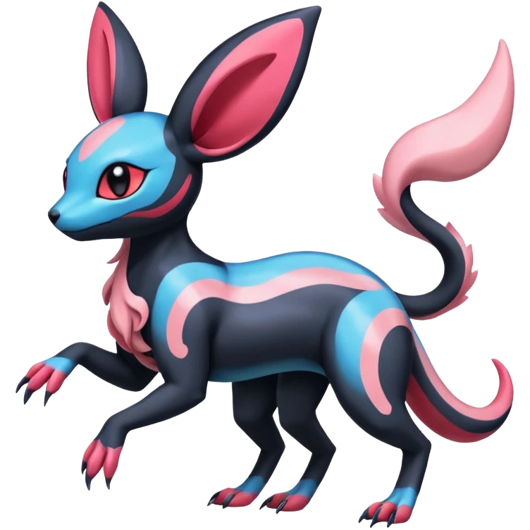 Salandit-Vibrava-Sylveon-Umbreon-fusion-Pokémon-hybrid-creature  emoji