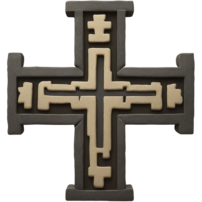 Jerusalem cross emoji