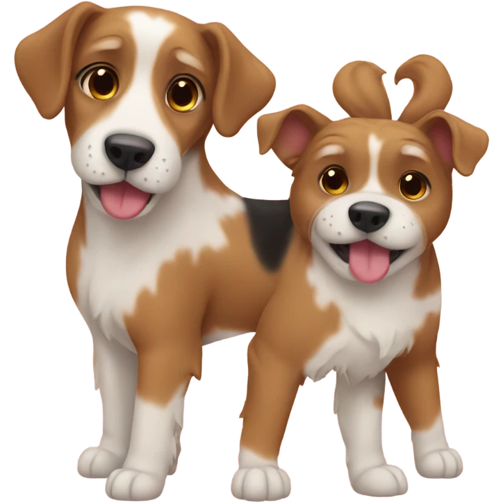 Dog love emoji