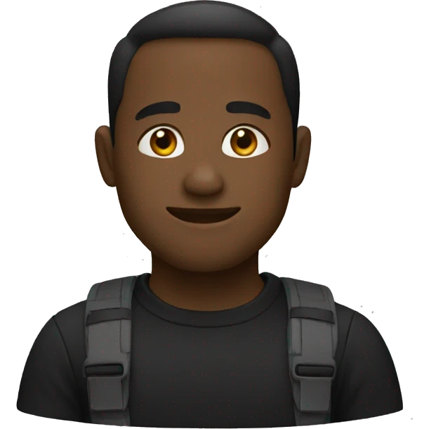 Black color emoji