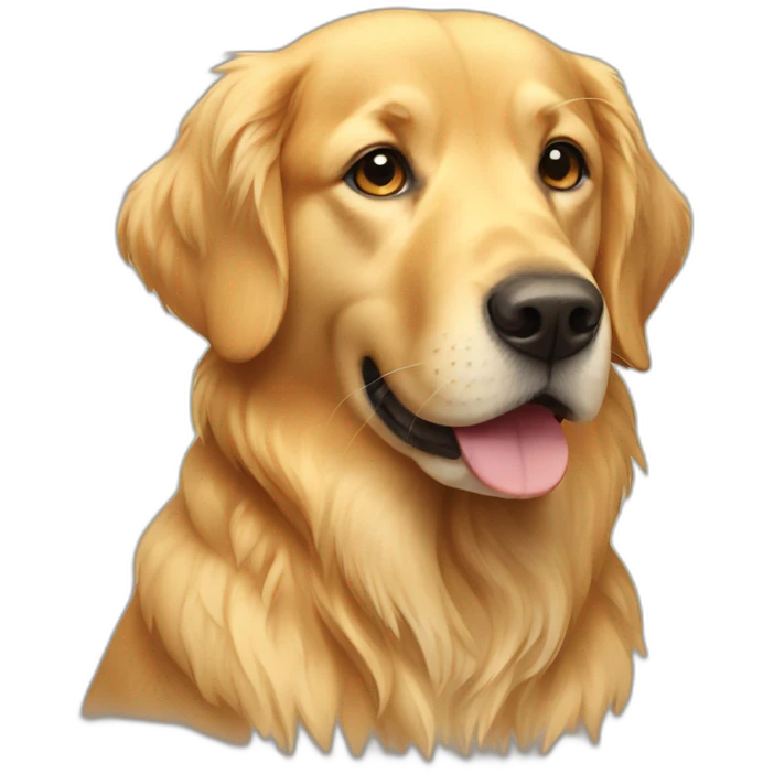 golden retriever emoji