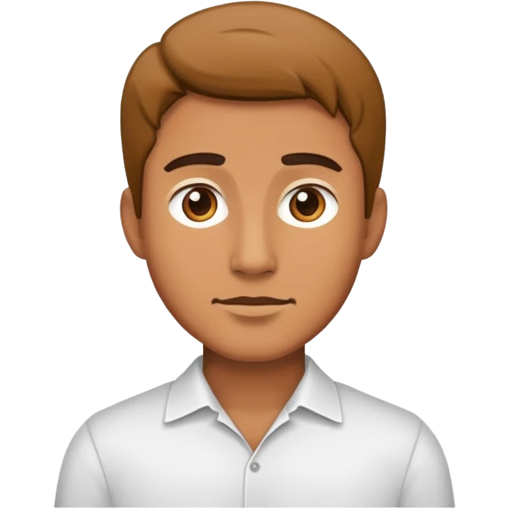 simple man standing emoji