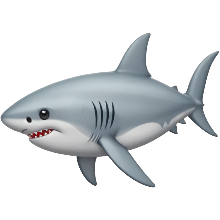 Tiburón con ojos de corazon emoji