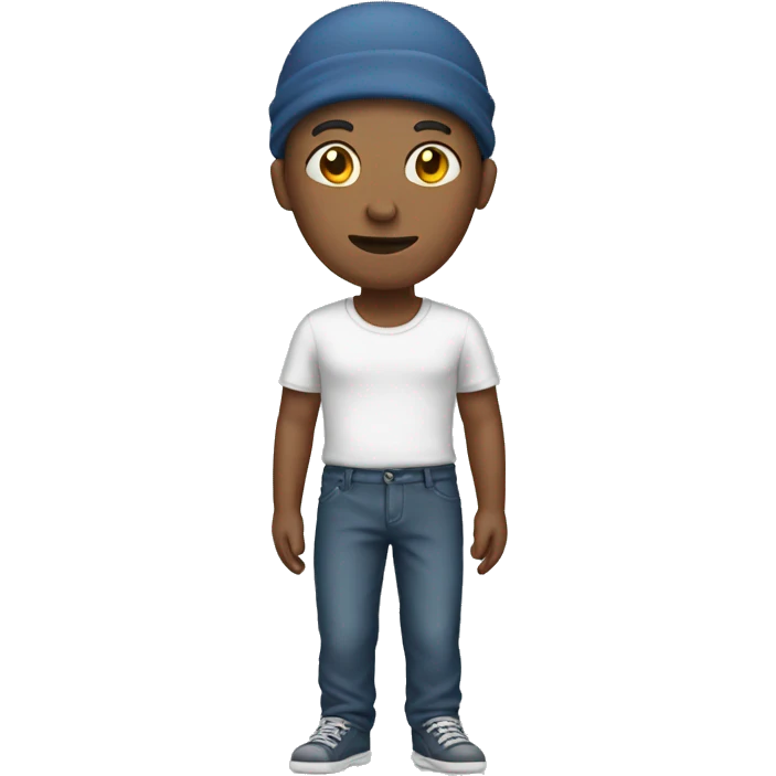 Person wearing pants on their head  emoji