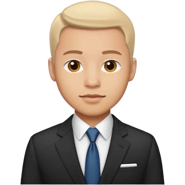 Suit and guy emoji