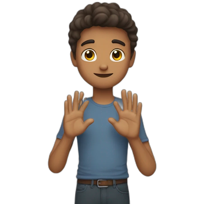 Des mains qui forment un coeur emoji