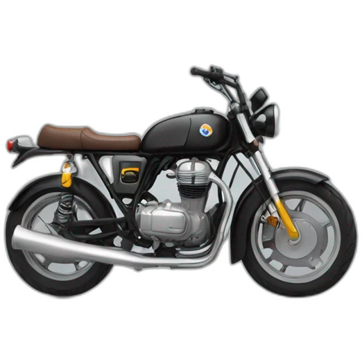 Moto a 6 roue emoji
