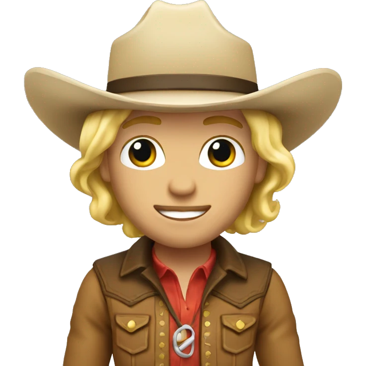 blonde cowboy  emoji