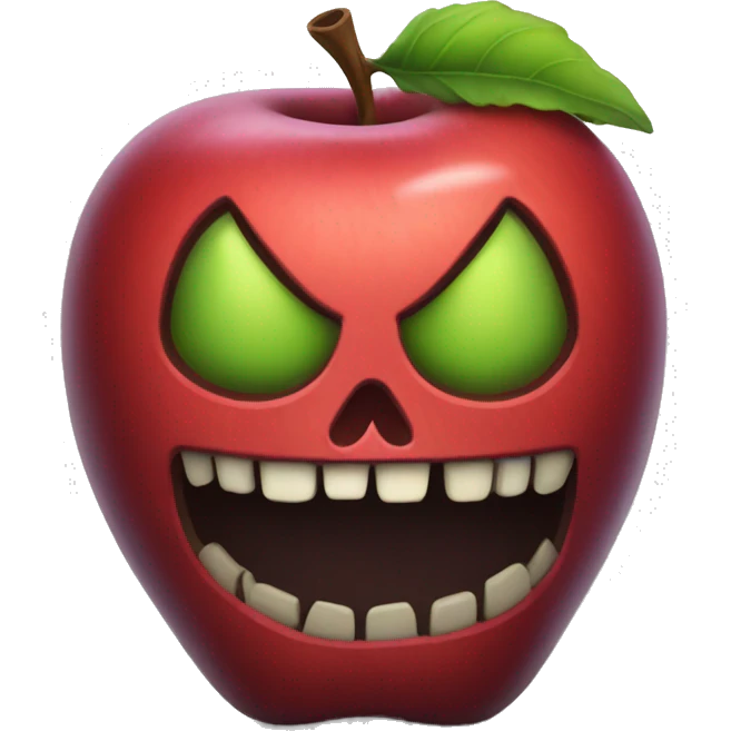poison apple emoji