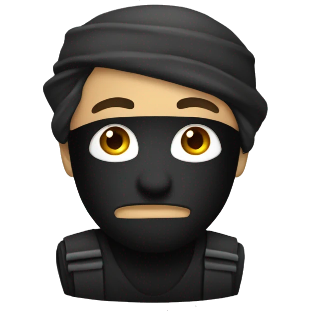 The robber emoji emoji