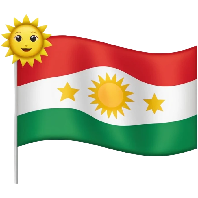 Kurdistan flag emoji