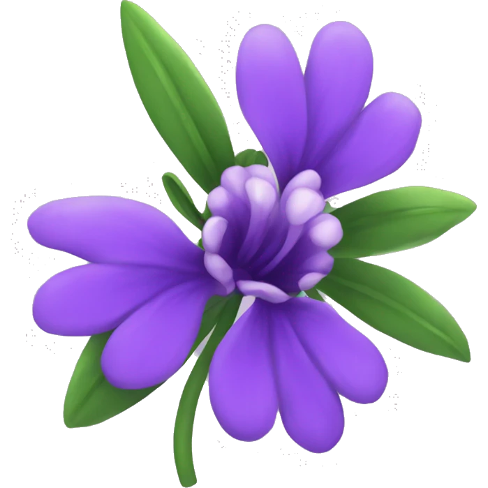 Purple flower  emoji