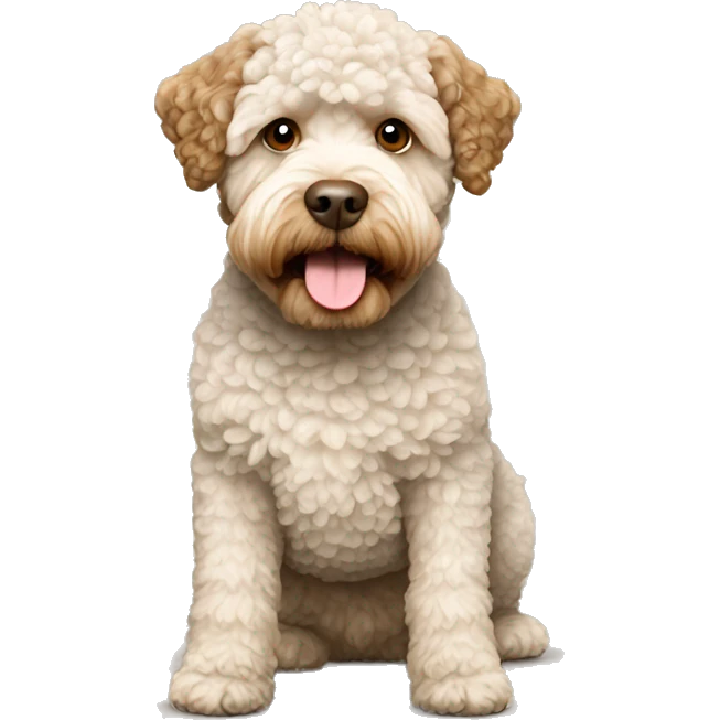 Beige Lagotto emoji