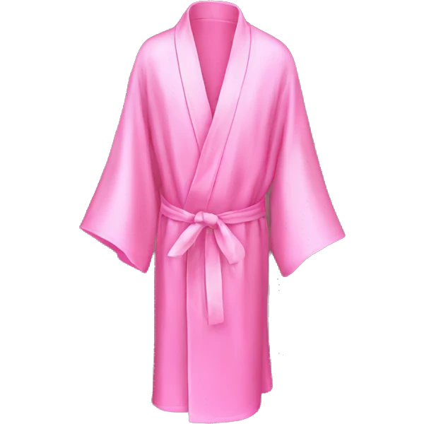 Pink Silk robe emoji