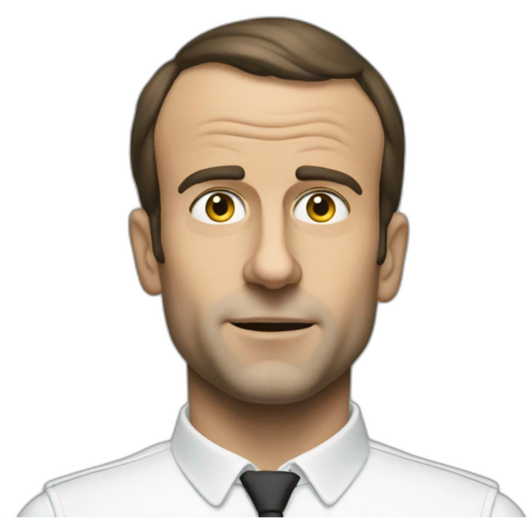 Macron qui fume emoji