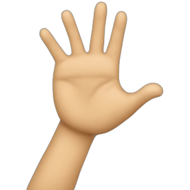 Emoji qui est étonné ouvrant grand les yeux et mettant ses mains derrière sa tête emoji