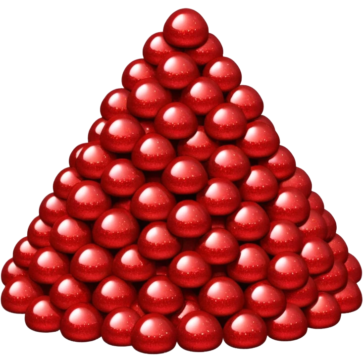 red glitter sleep Zzz emoji