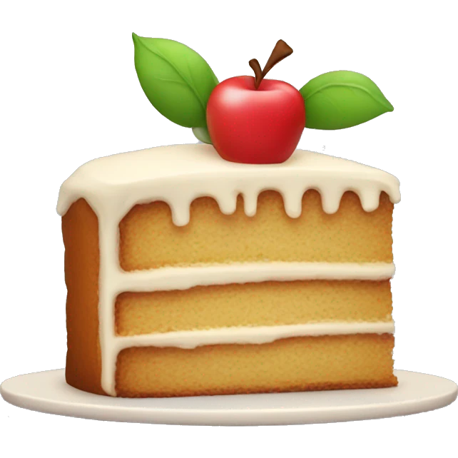 apple cake emoji