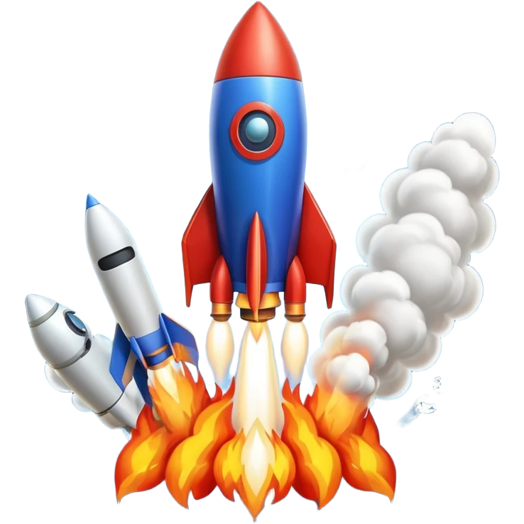 launching a rocket emoji
