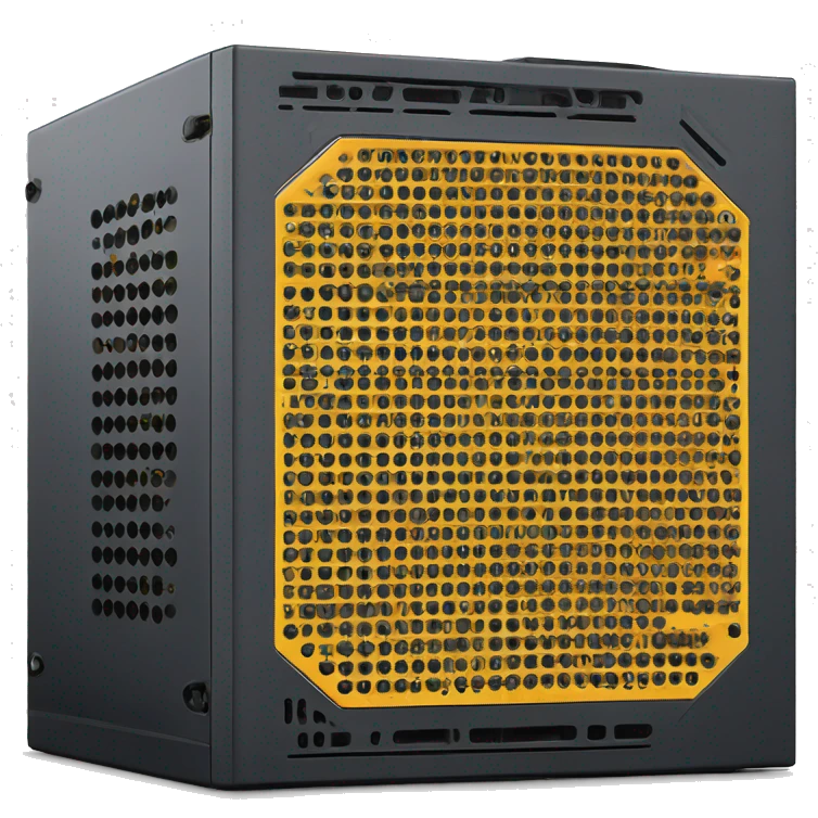 Black modular pc power supply emoji