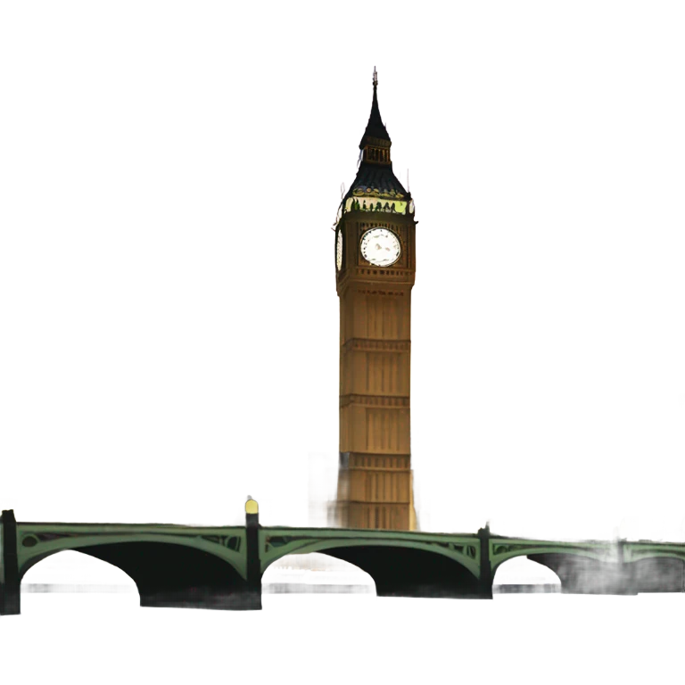 The Big Ben and the london eye  emoji