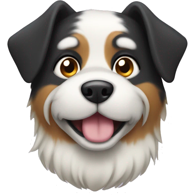 Dog with waggy tail emoji