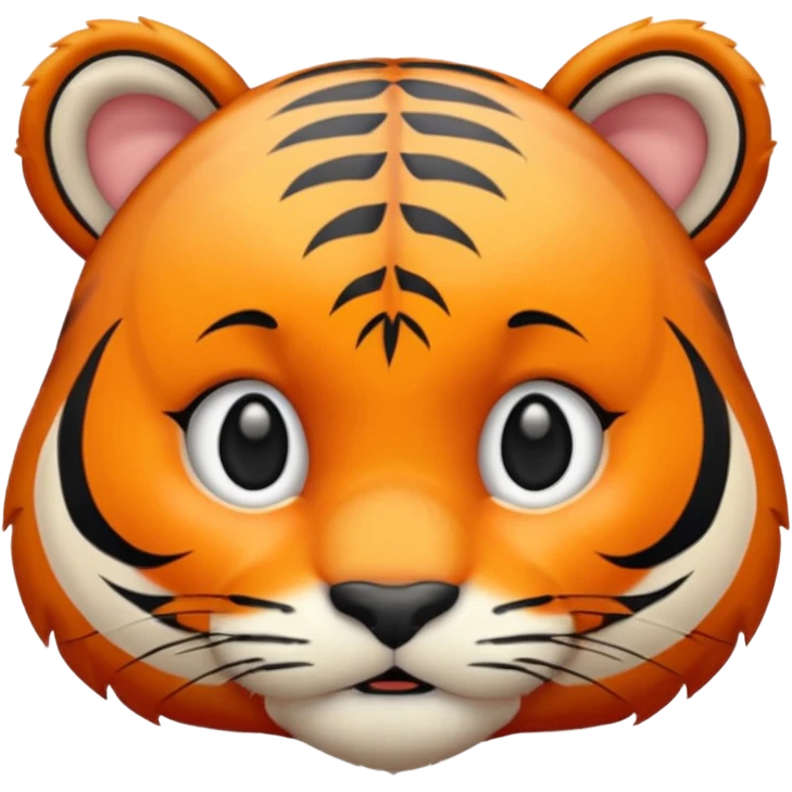 cute tiger face emoji