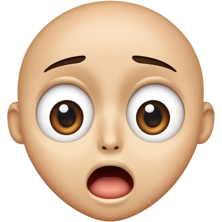 surprised face emoji