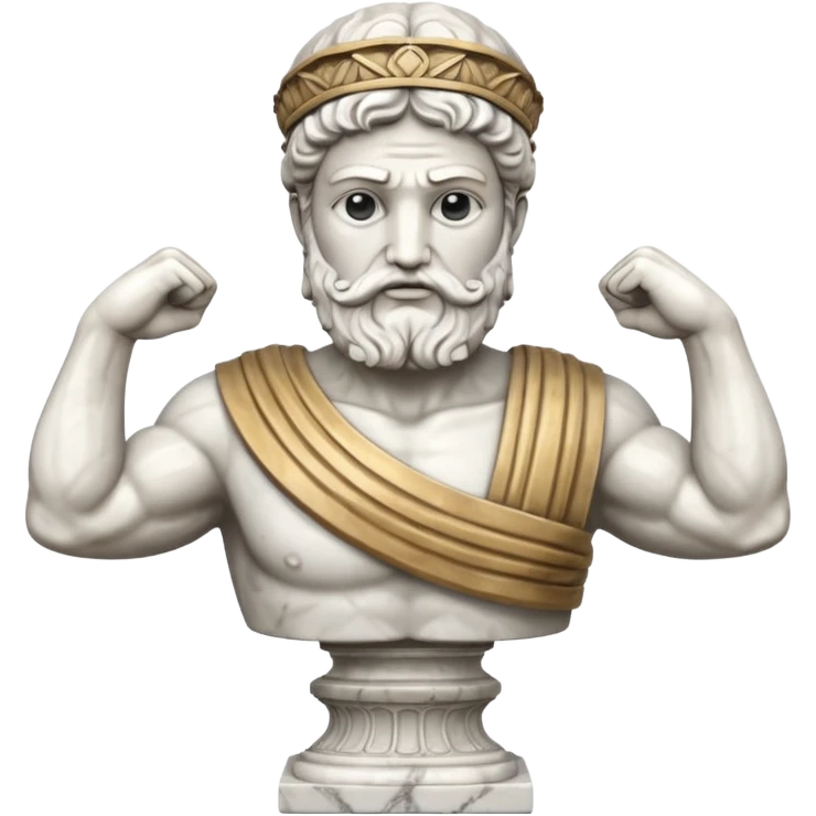 greek arms statue emoji