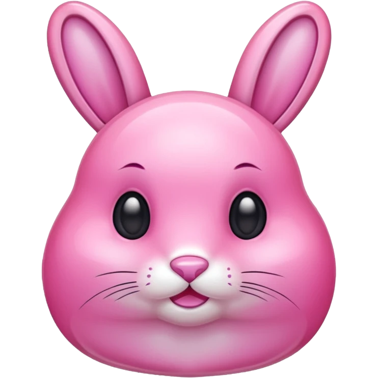  crystallized bunny pink emoji