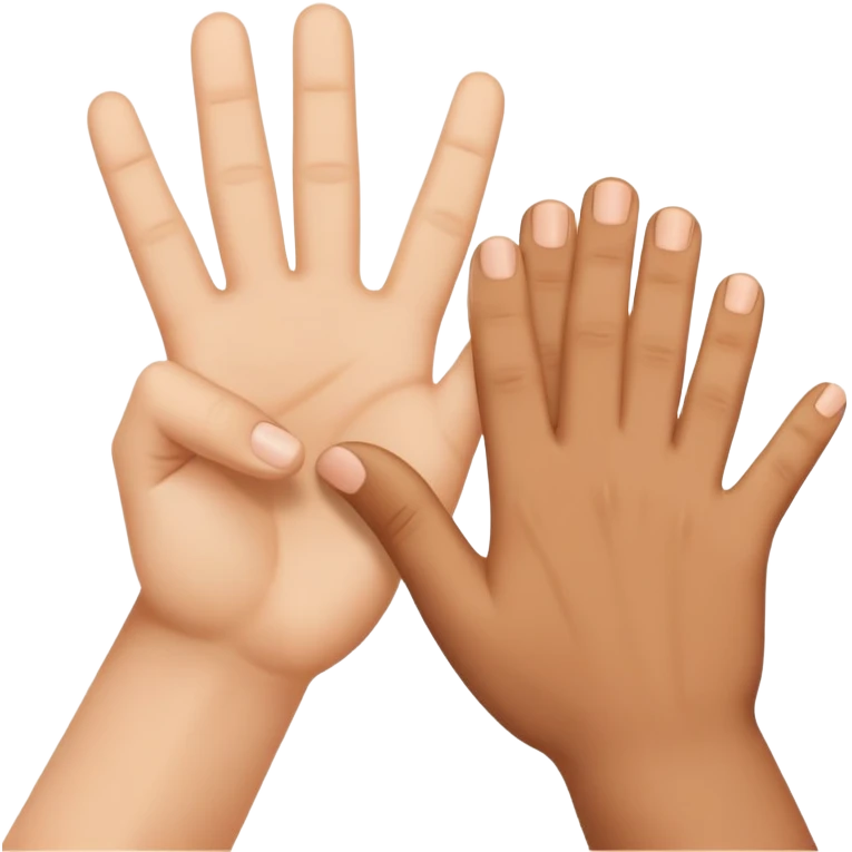 Person extending hand to another person, first step in trust building emoji