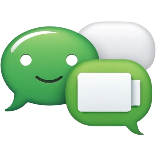 make a logo with NO TEXT, take inspiration from popular chatting application logos but it is a 'group study with a Book' web app. So make a minimal logo. I would like #7A9A01, #9BC620 and white color.  emoji