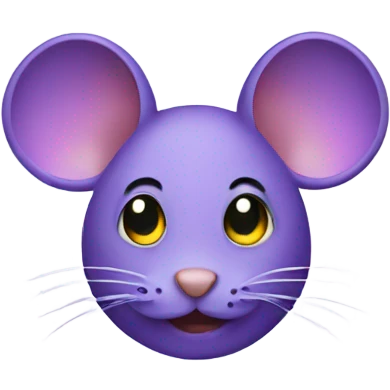 purple mouse emoji
