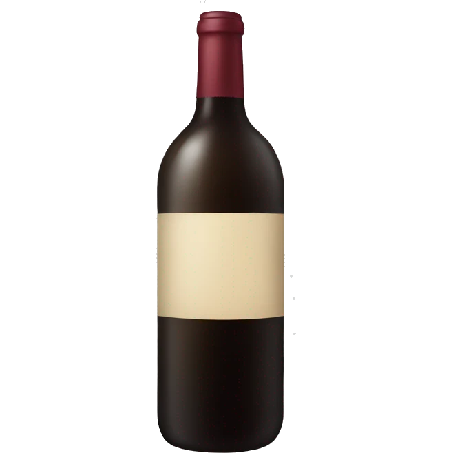 Wine bottle emoji