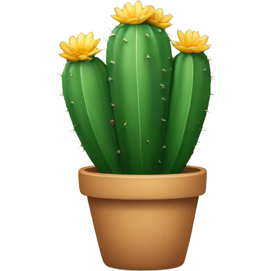 blooming cacti emoji